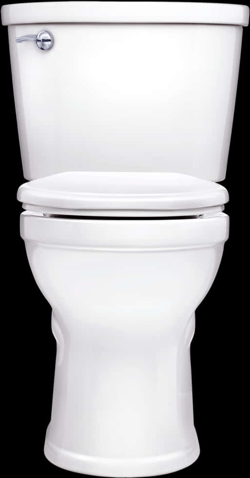 White Ceramic Toilet Isolated PNG image