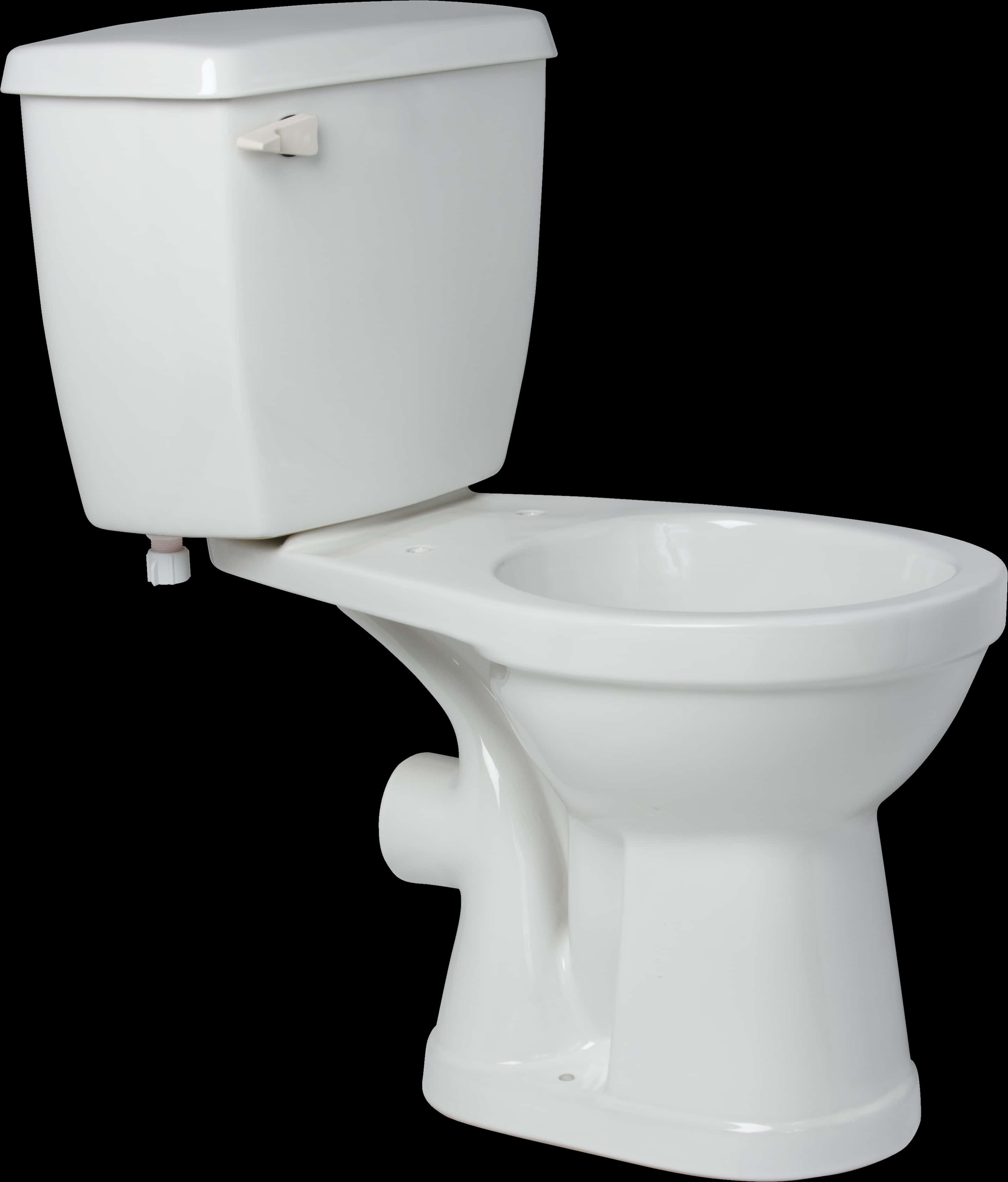 White Ceramic Toilet Isolated Background PNG image