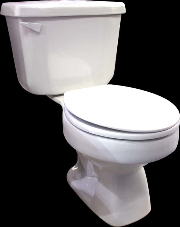 White Ceramic Toilet PNG image