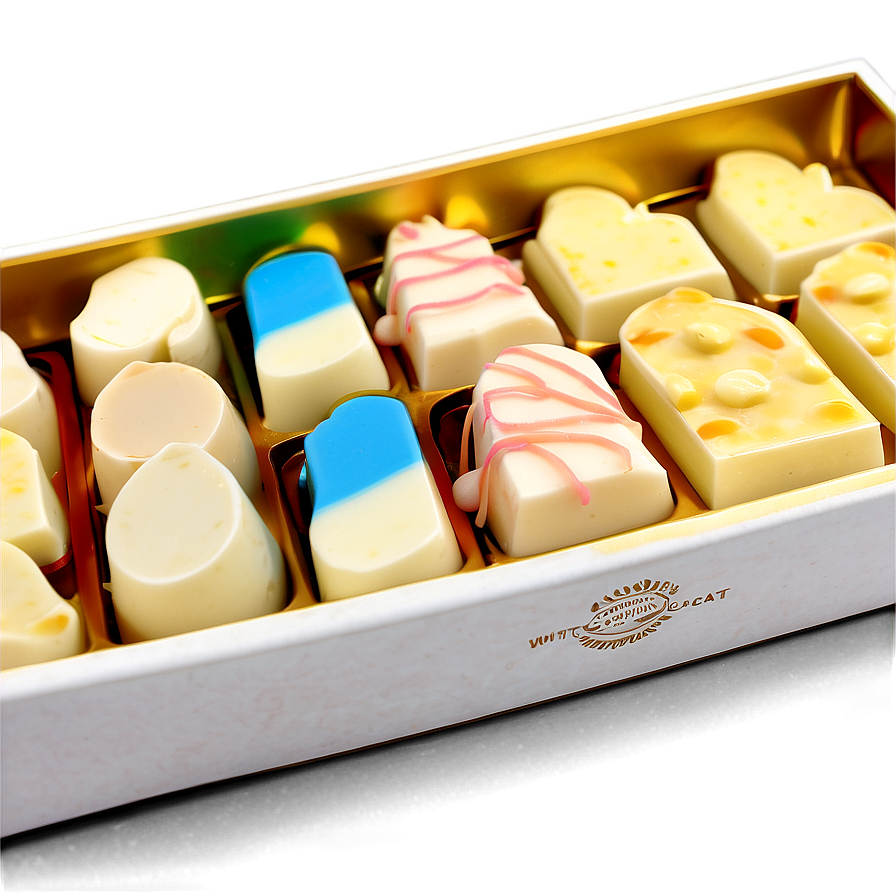 White Chocolate Assortment Box Png 06212024 PNG image