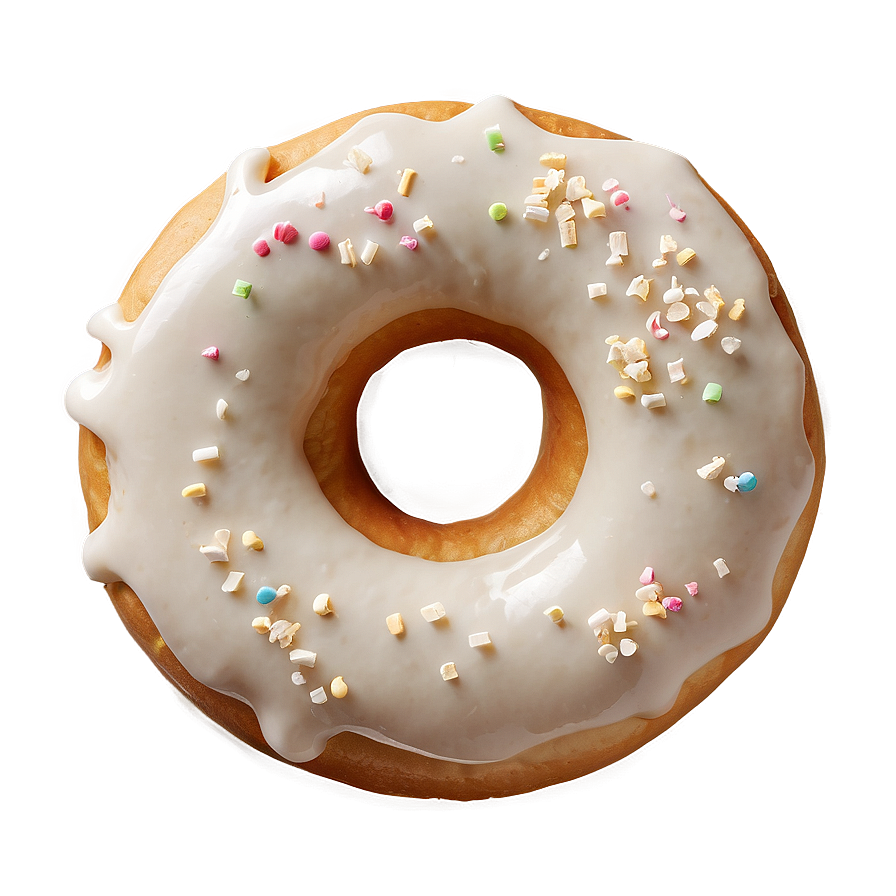 White Chocolate Donut Png Xit PNG image