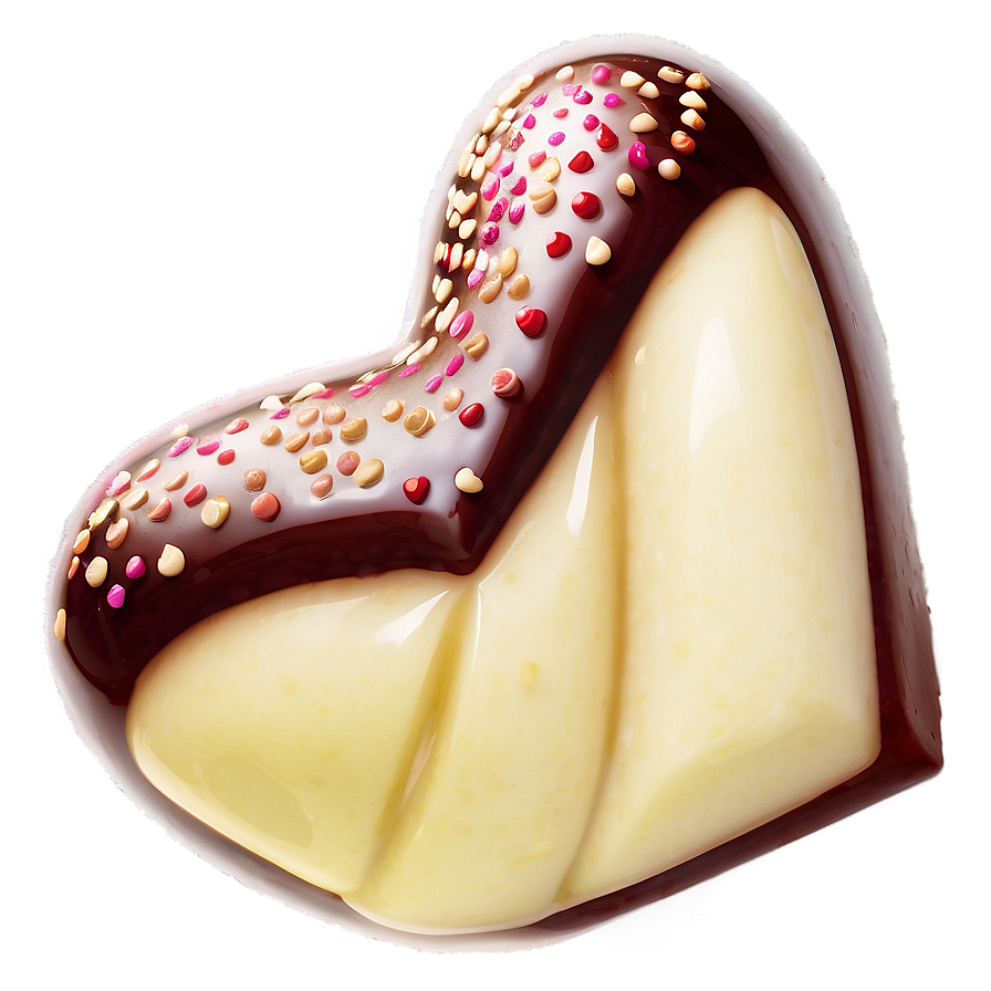 White Chocolate Heart Png Xky57 PNG image