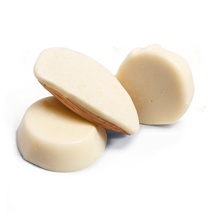 White Chocolate With Almonds Png Dkf PNG image