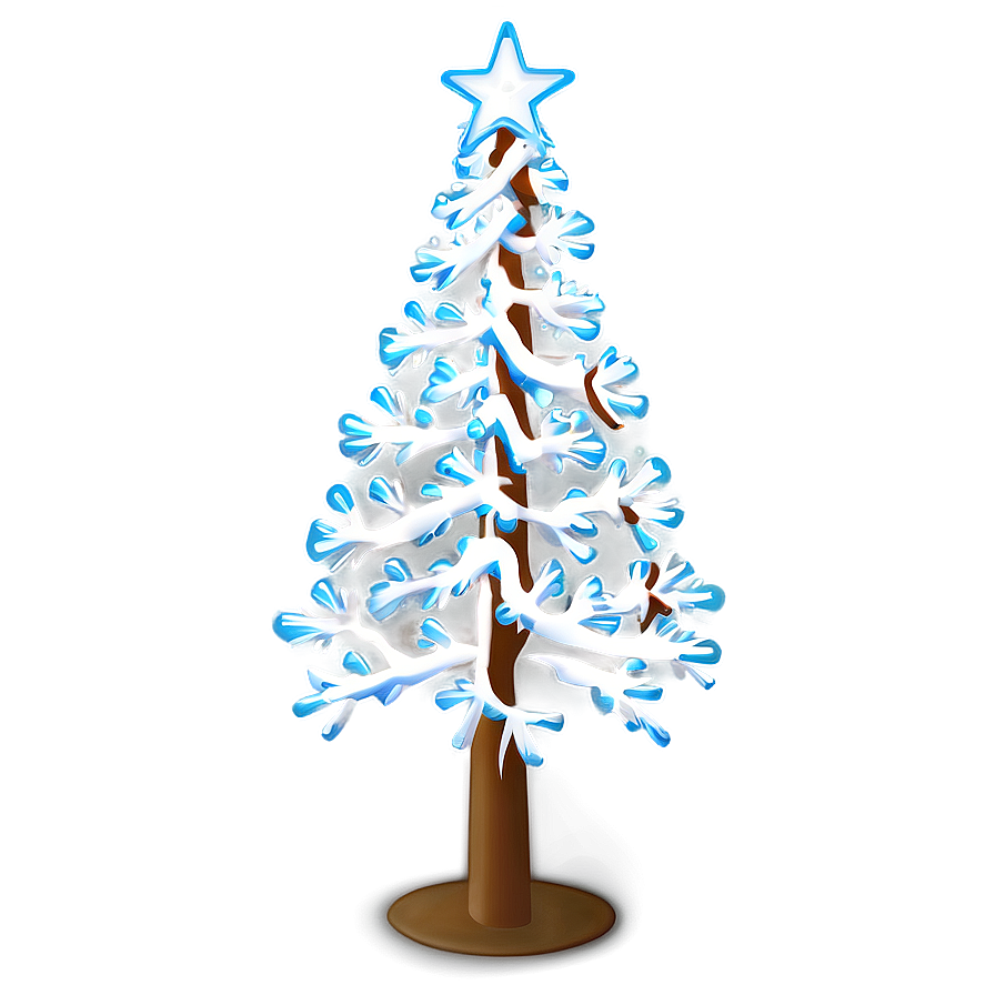 White Christmas Tree Png 95 PNG image