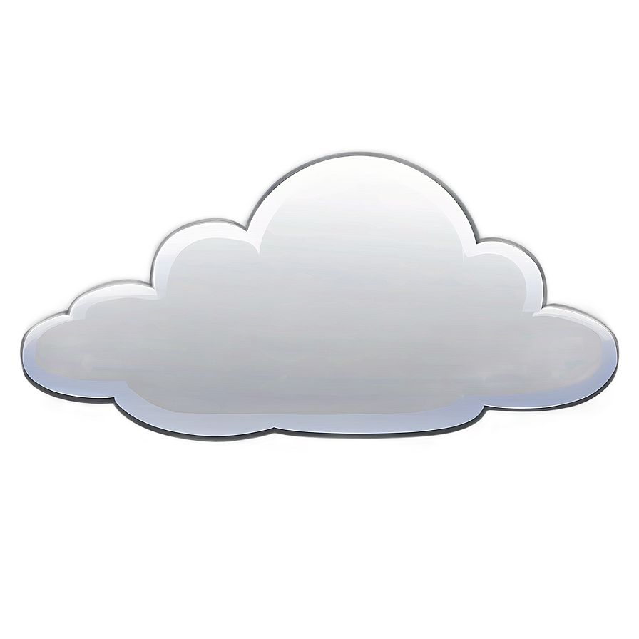 White Cloud Emblem Png Xik64 PNG image