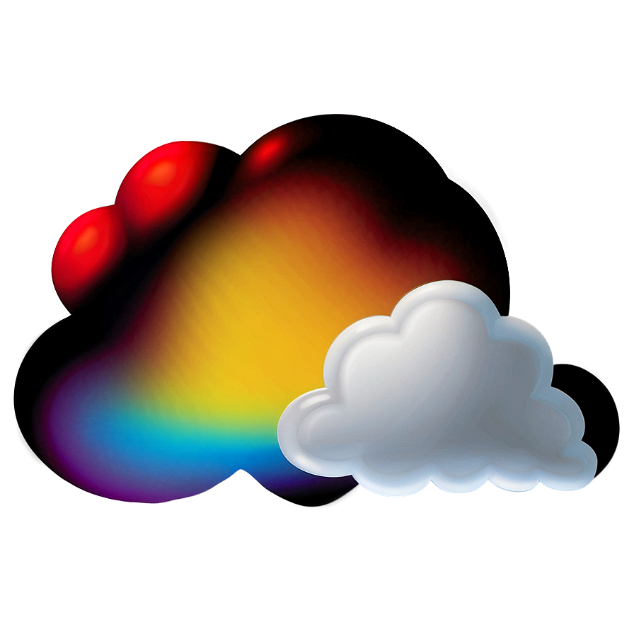 White Cloud Emoji Png 06272024 PNG image