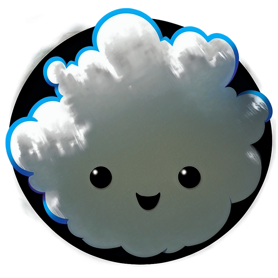 White Cloud Emoji Png 52 PNG image