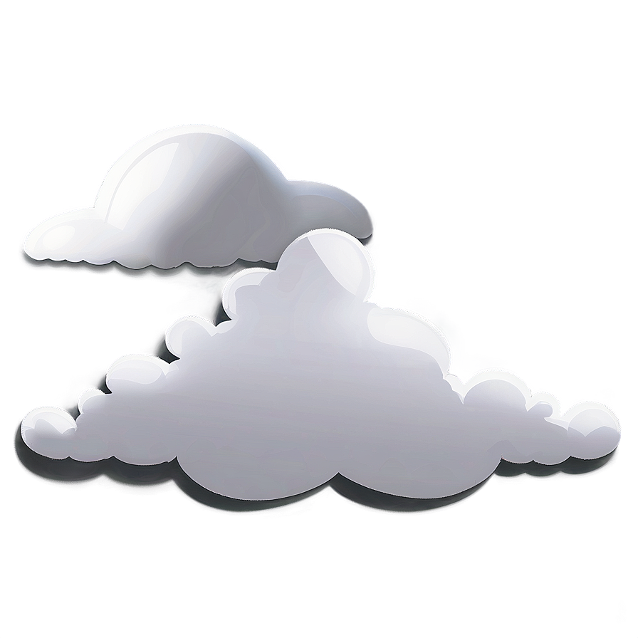 White Cloud Illustration Png Qby83 PNG image