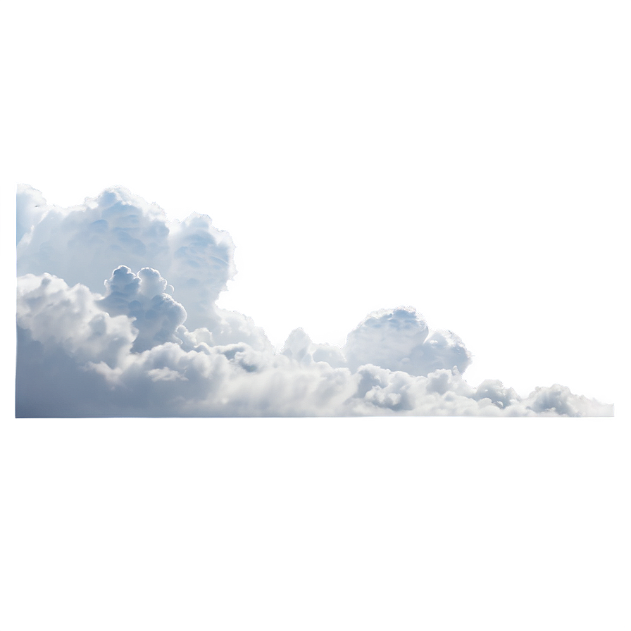 White Cloud Outline Png Xqg60 PNG image