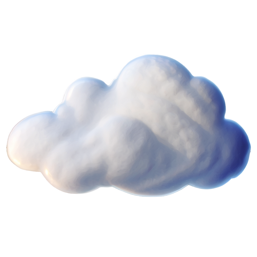 White Cloud With Sunlight Png 2 PNG image