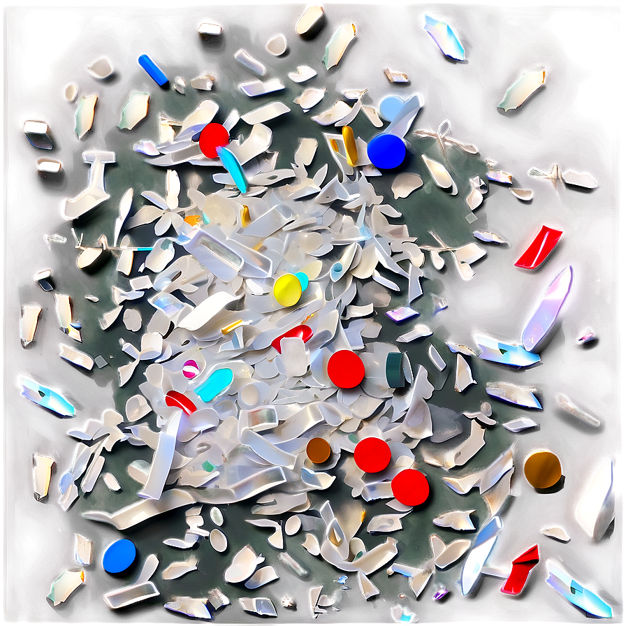 White Confetti Png 4 PNG image