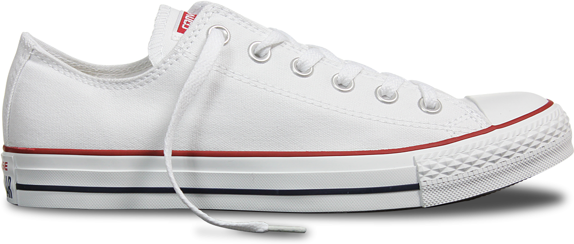White Converse Chuck Taylor Sneaker PNG image