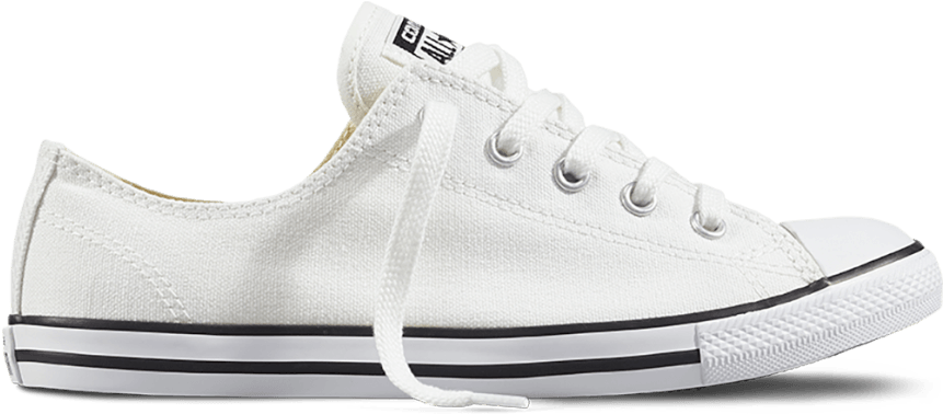 White Converse Chuck Taylor Sneaker PNG image