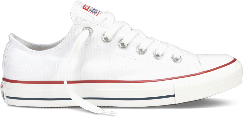 White Converse Chuck Taylor Sneaker PNG image