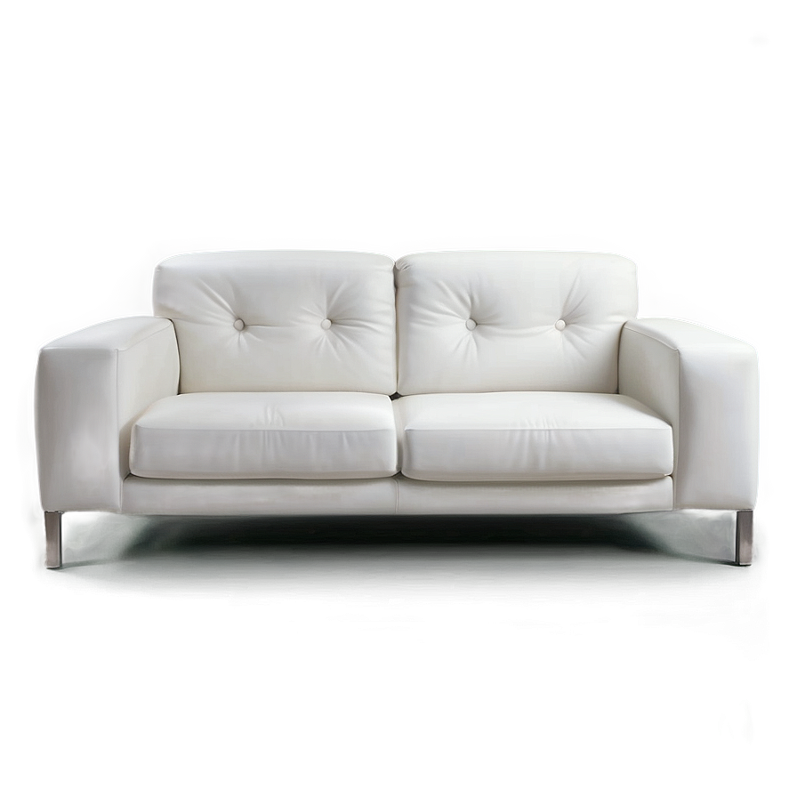 White Couch For Office Png 06212024 PNG image