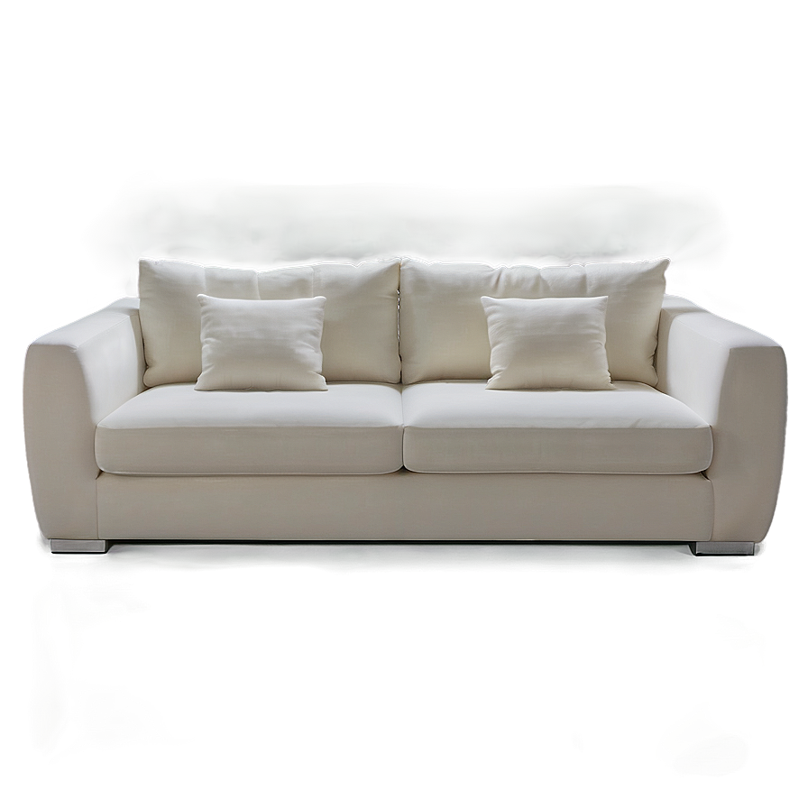 White Couch In Modern Decor Png Jug PNG image