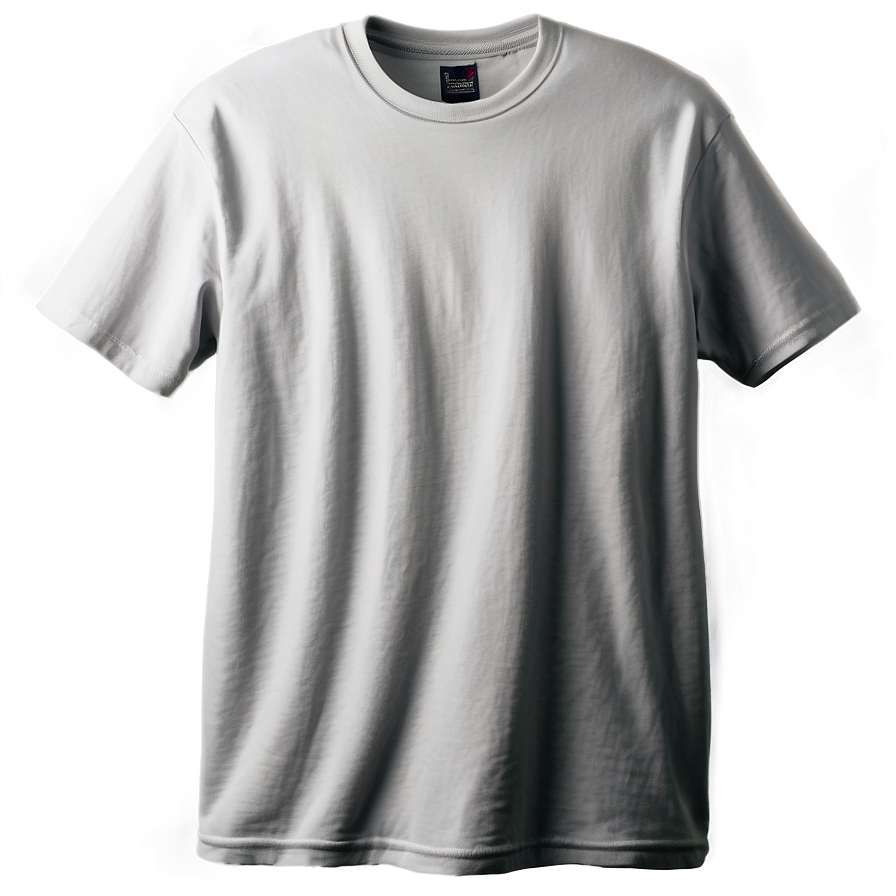 White Crew Neck Tee Png 06272024 PNG image