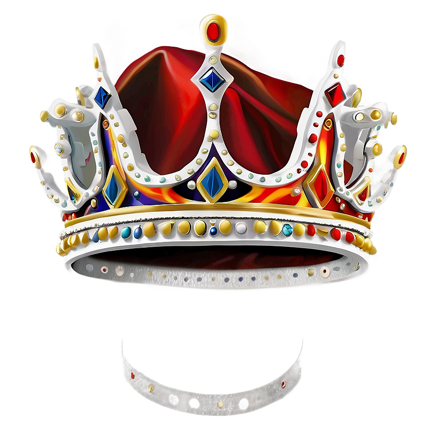White Crown For King Png 06252024 PNG image