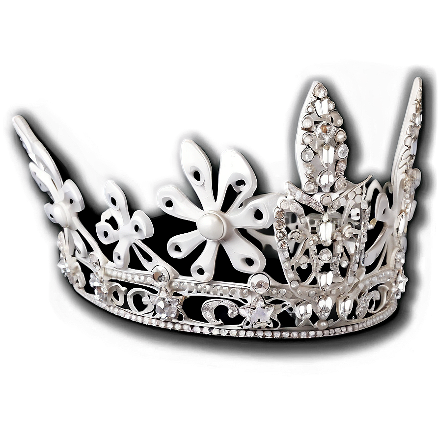 White Crown For Princess Png 06252024 PNG image