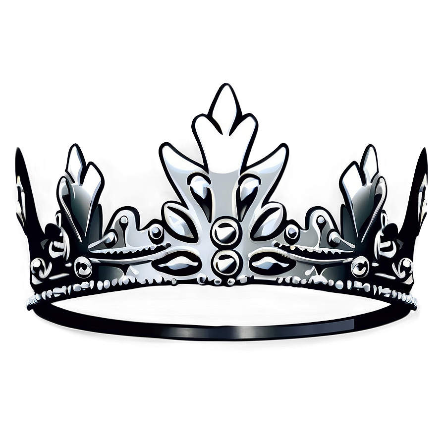 White Crown For Princess Png 06252024 PNG image