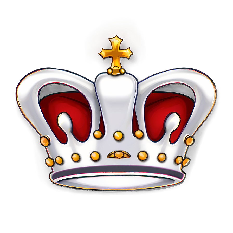 White Crown Sketch Png Acq22 PNG image