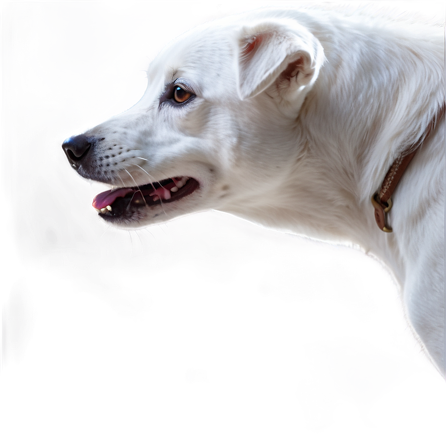 White Dog A PNG image