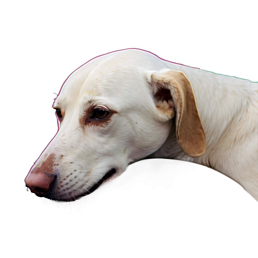 White Dog Nose Profile Png 56 PNG image