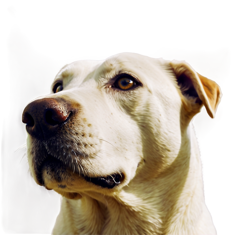 White Dog Nose Profile Png Dpm80 PNG image