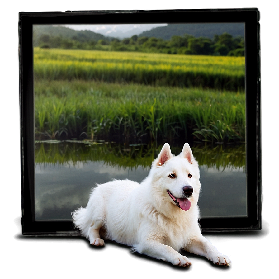 White Dog On Adventure Png 52 PNG image