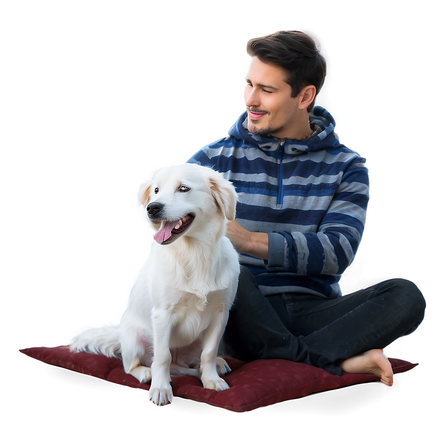 White Dog On Lap Png Wqv PNG image