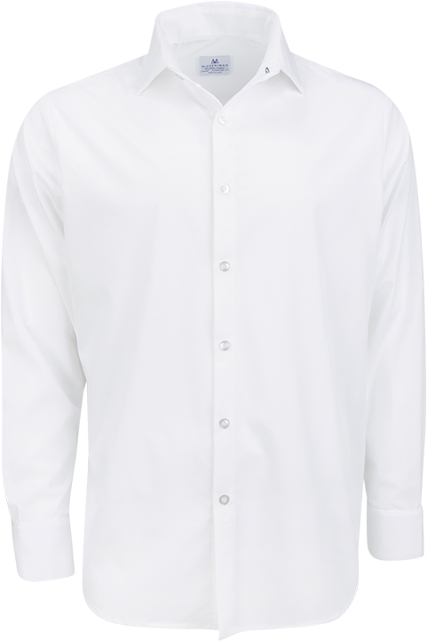 White Dress Shirt Product Photo PNG image