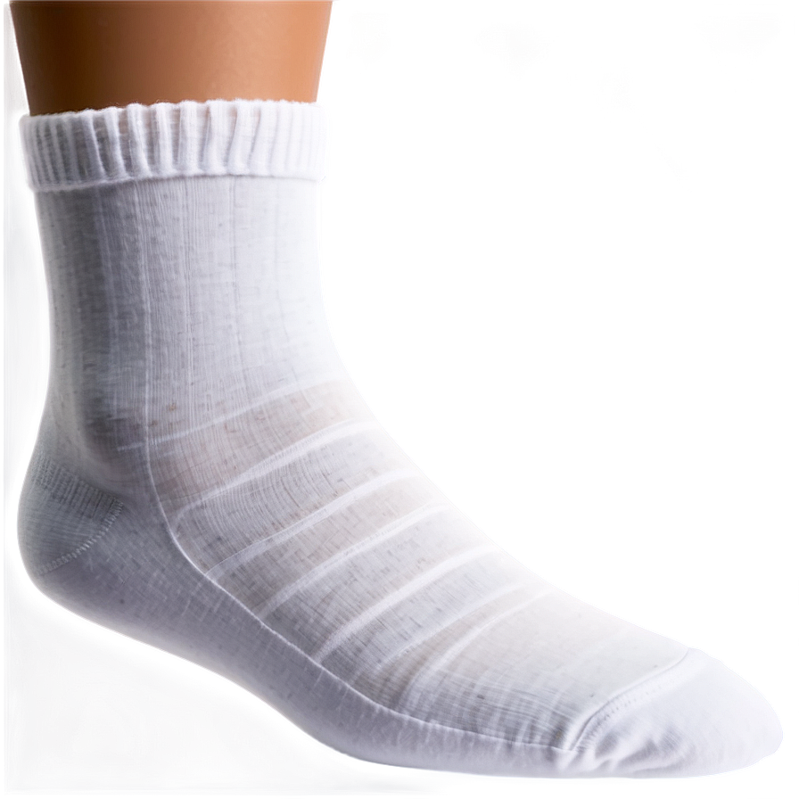 White Dress Socks Png 06272024 PNG image