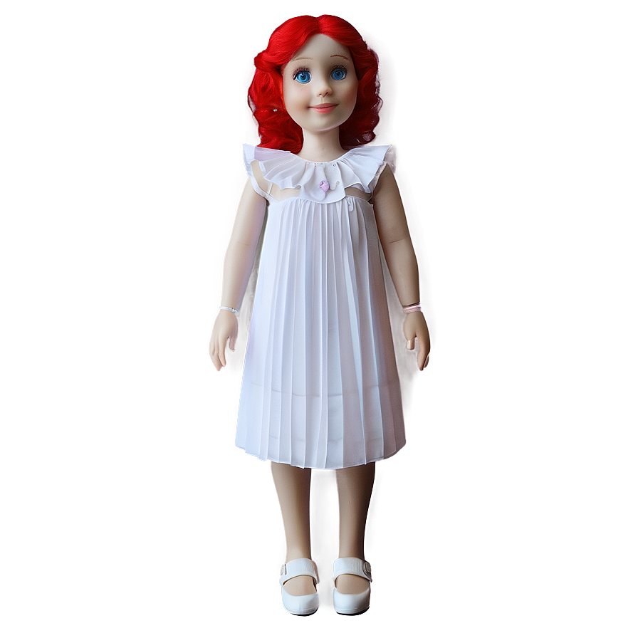 White Dress With Ruffles Png 81 PNG image