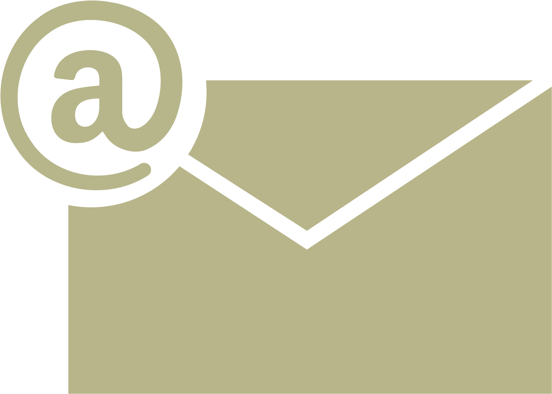 White Email Icon Graphic PNG image