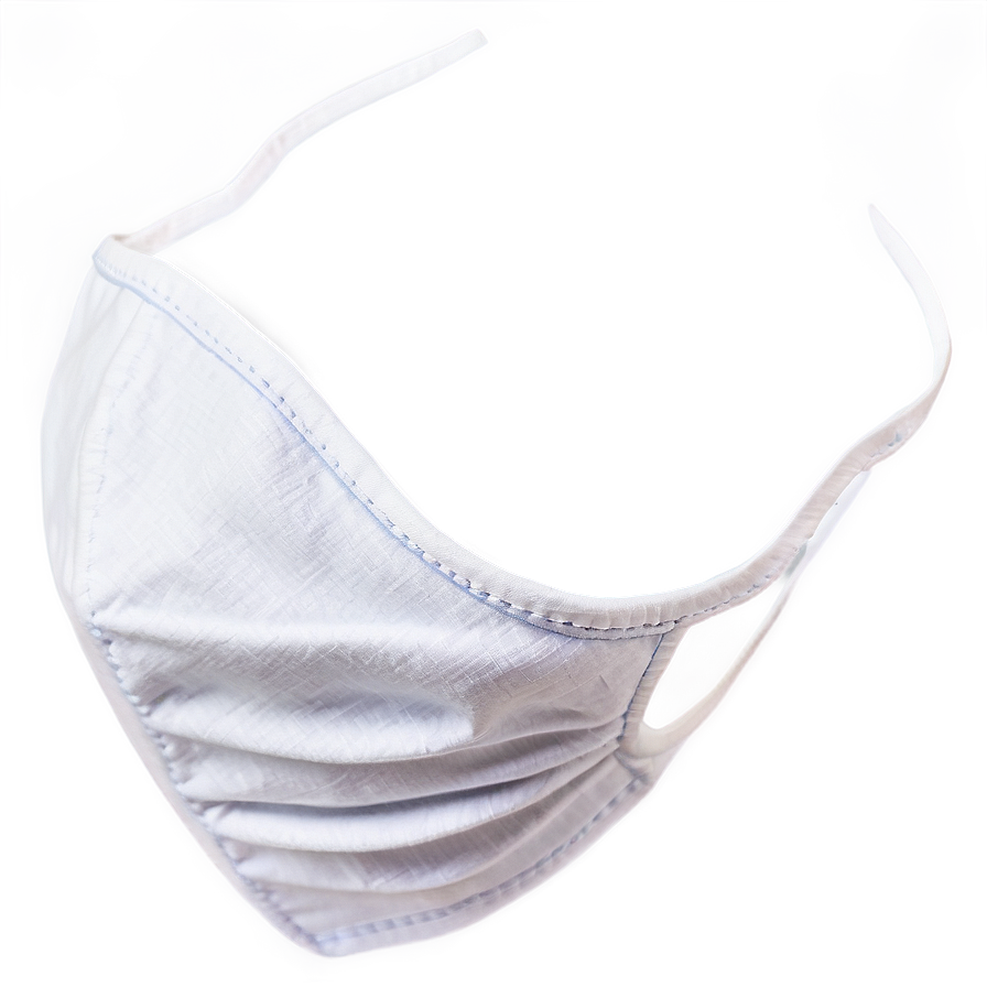 White Fabric Mask Png Aqe96 PNG image