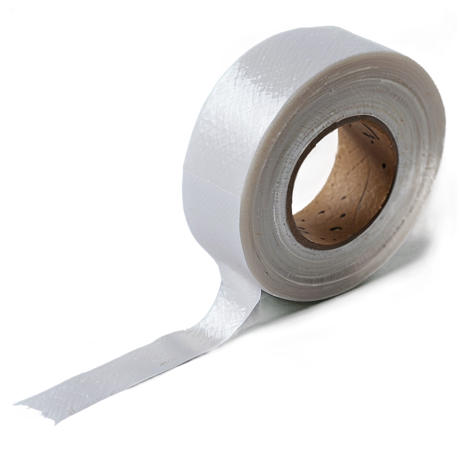 White Fabric Tape Png 06212024 PNG image