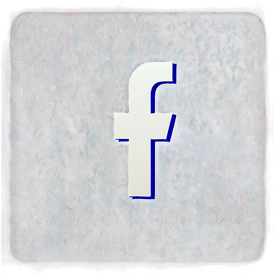 White Facebook Logo Png For Dark Themes Let1 PNG image