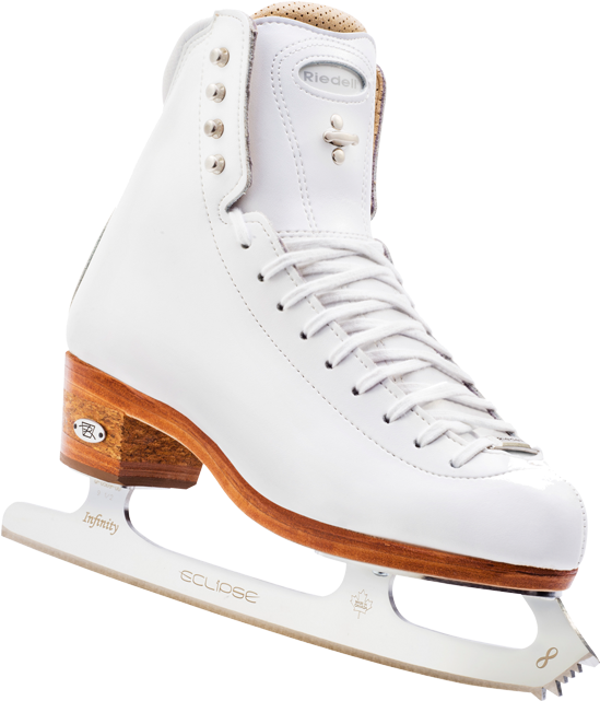 White Figure Skate Eclipse Blade PNG image