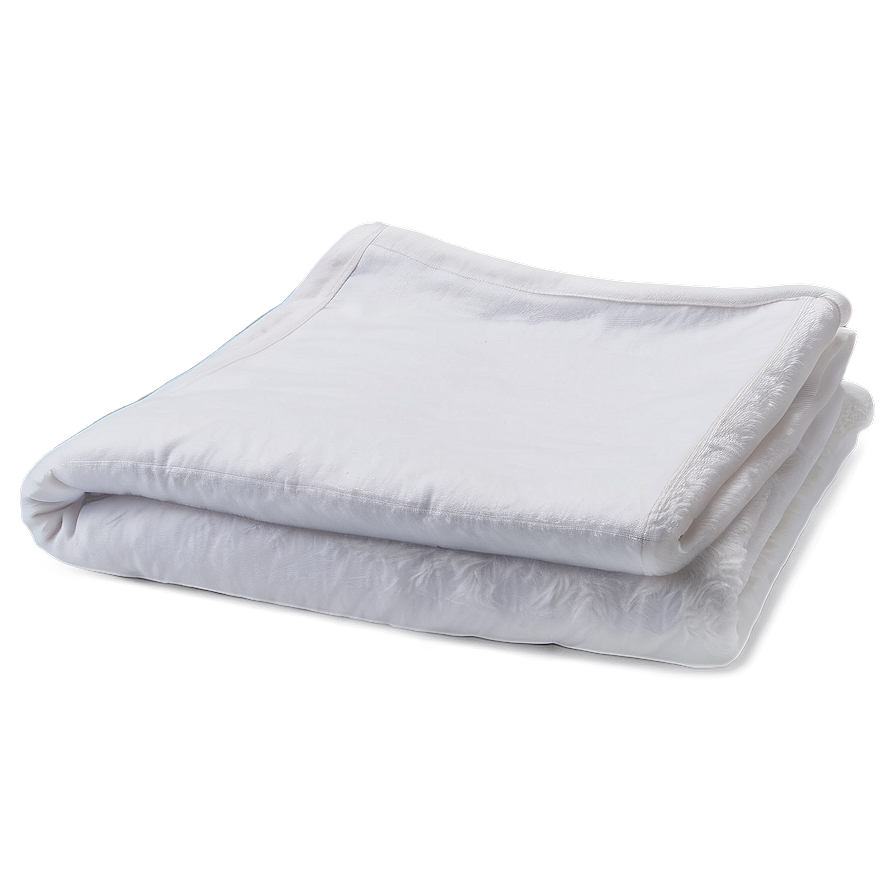 White Fleece Blanket Png Uow PNG image