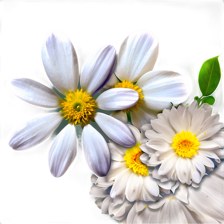 White Flower Petal Png 36 PNG image