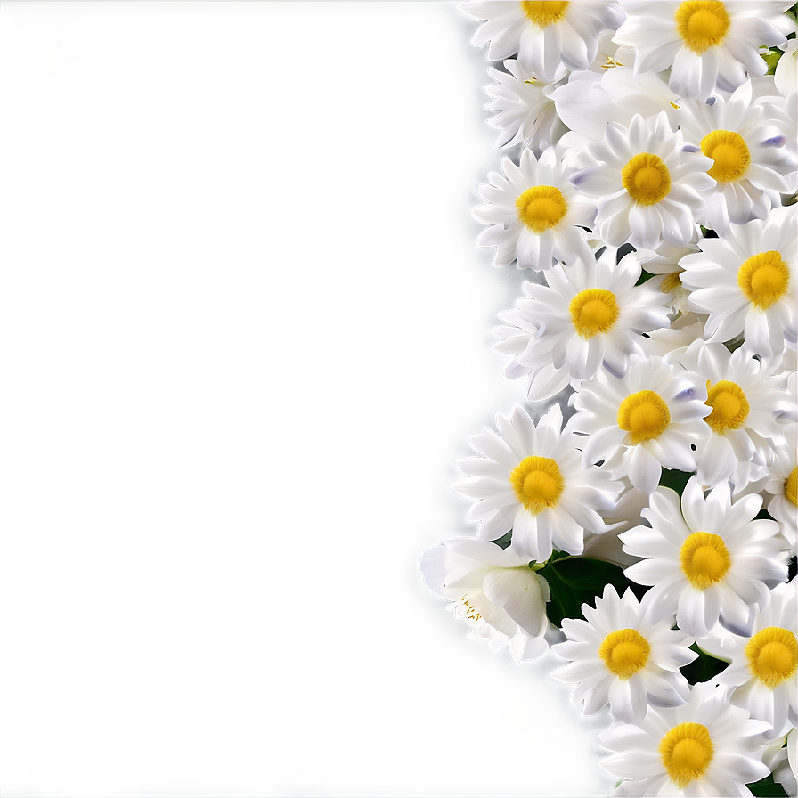 White Flowers Petals Png 98 PNG image