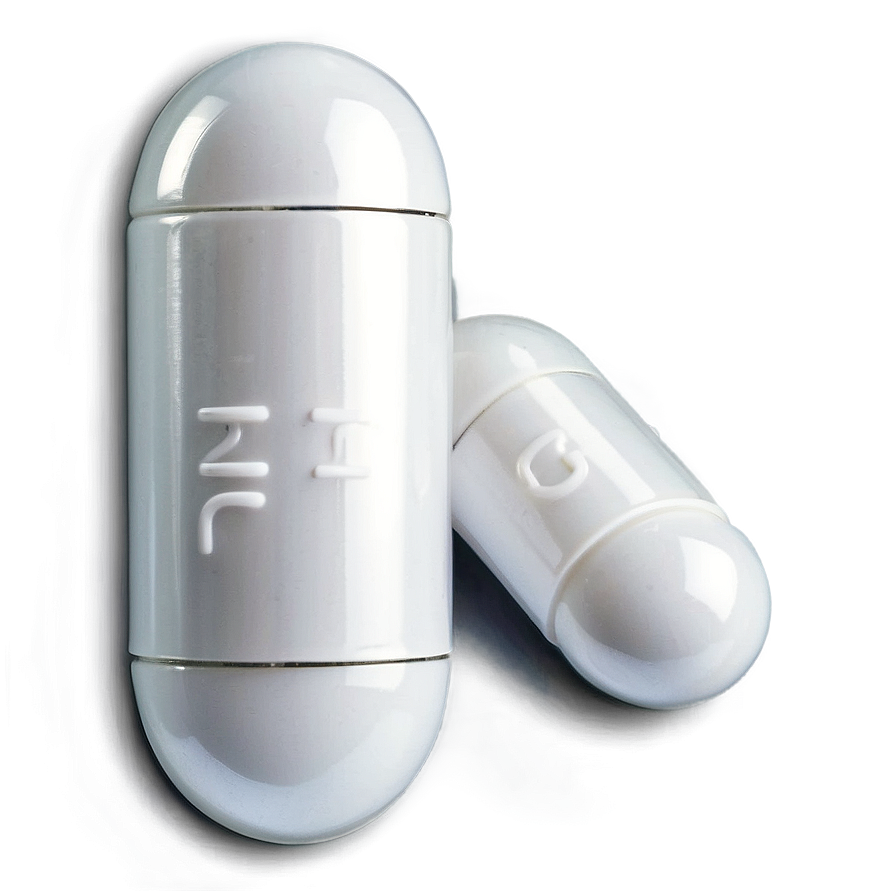 White Gel Capsule Png 62 PNG image