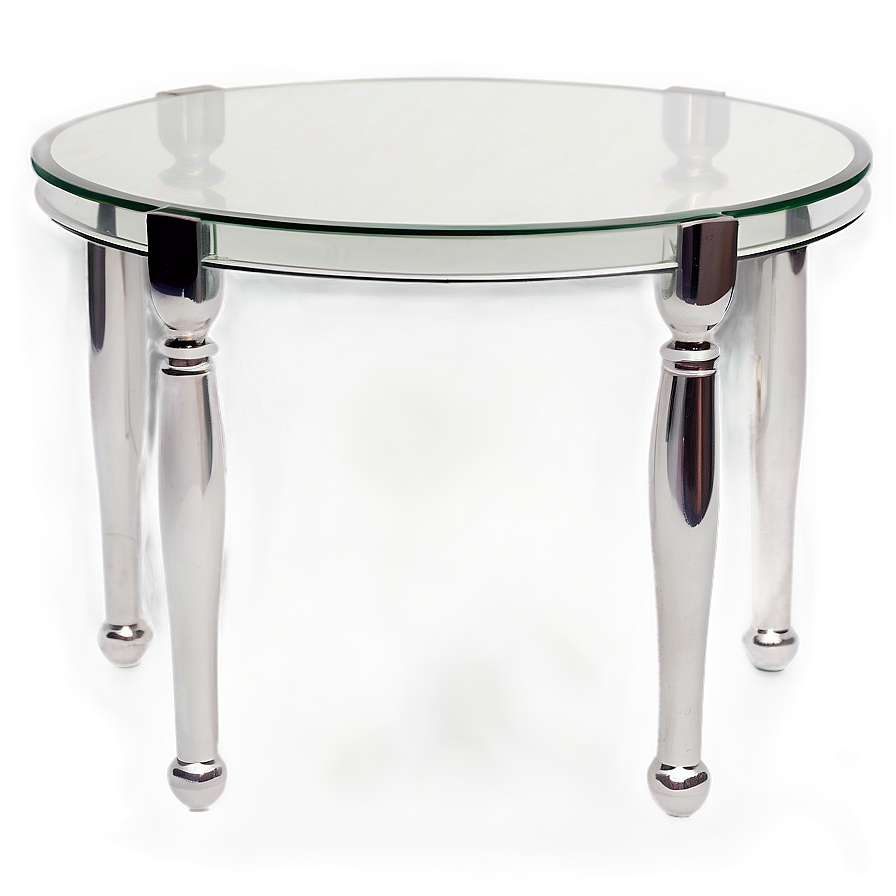 White Glass Table Png 35 PNG image