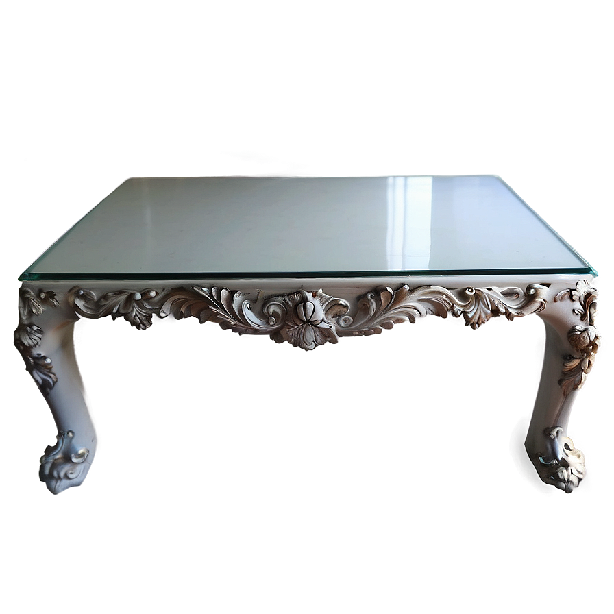 White Glass Table Png 98 PNG image