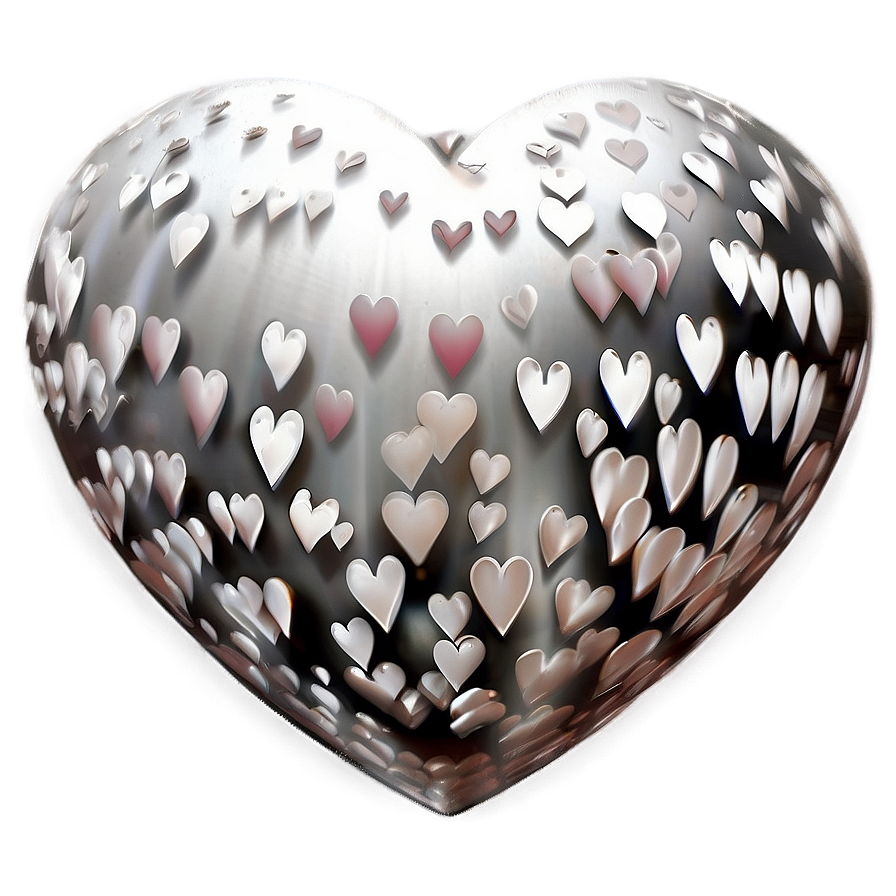 White Hearts Clipart Png Qwn PNG image