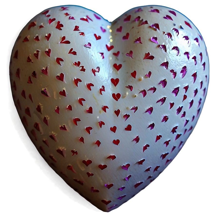 White Hearts For Crafting Png 7 PNG image