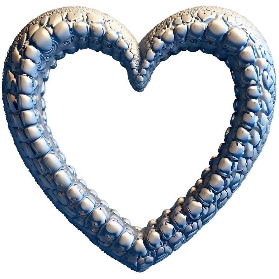 White Hearts Frame Png 39 PNG image