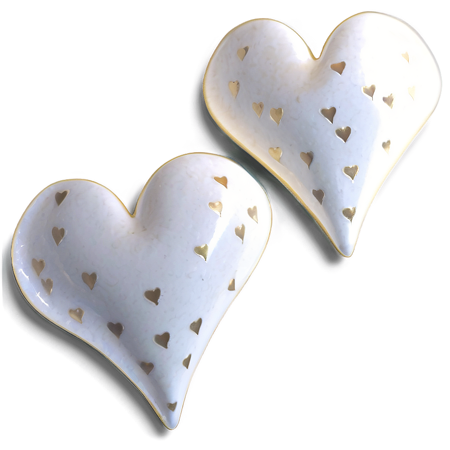 White Hearts Outline Png 73 PNG image