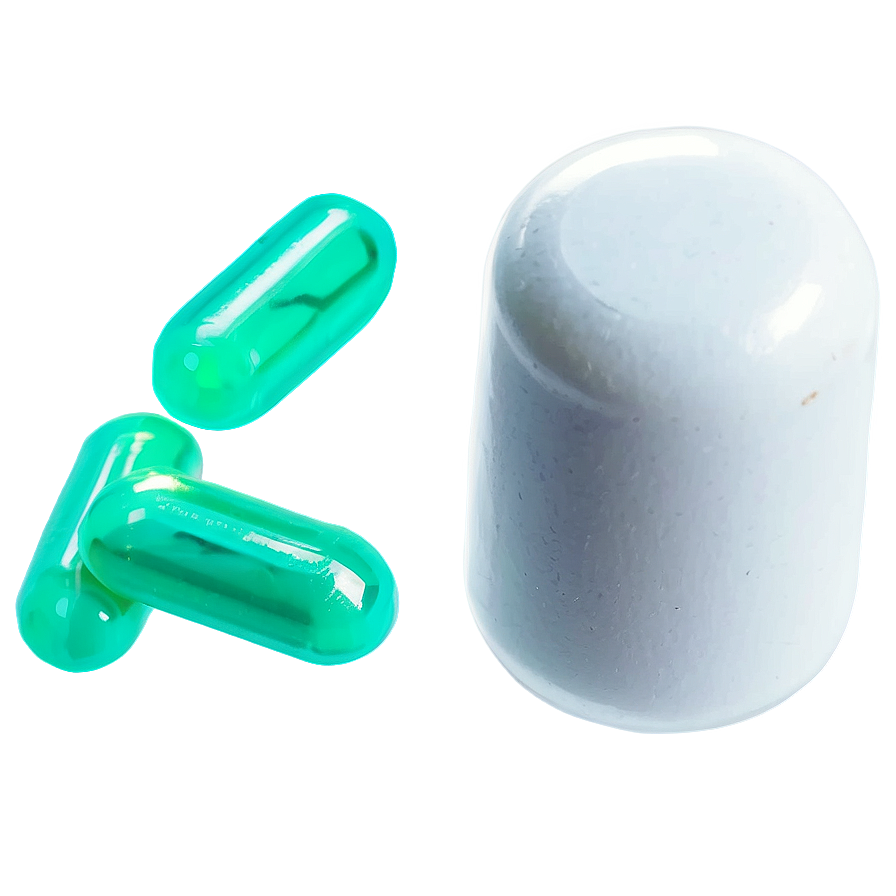 White Herbal Capsule Png Aju PNG image