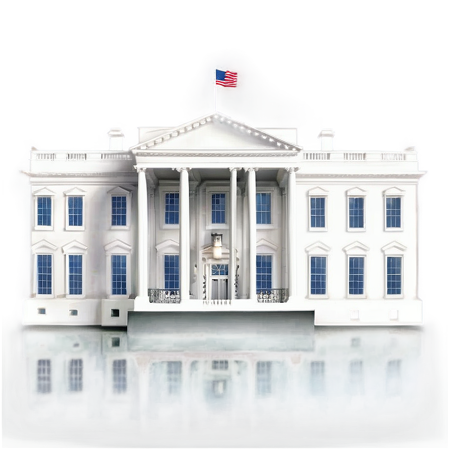 White House Exterior View Png Omx PNG image